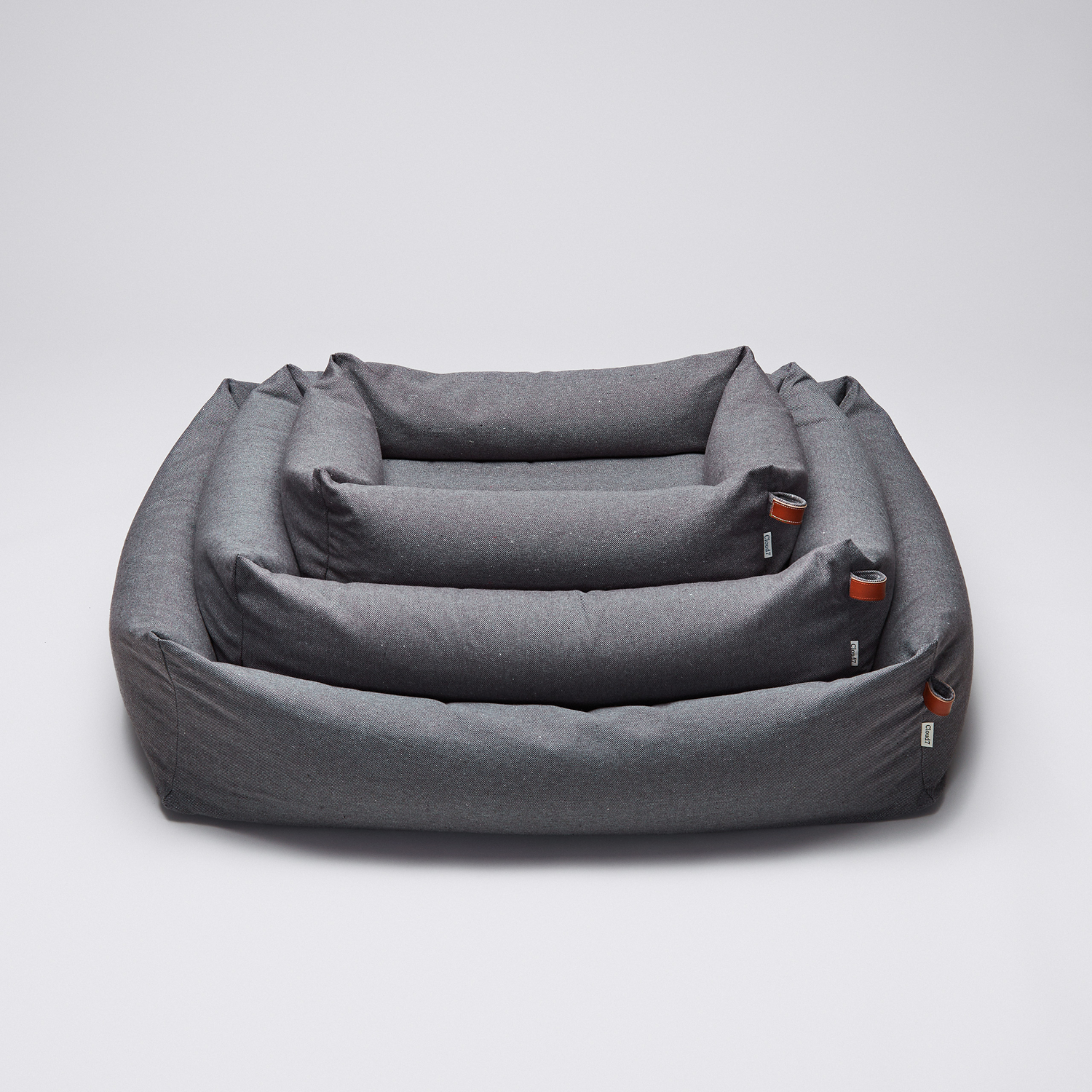 [Pre Order] Cloud7 Sleepy Deluxe Dog Bed: Tweed Taupe
