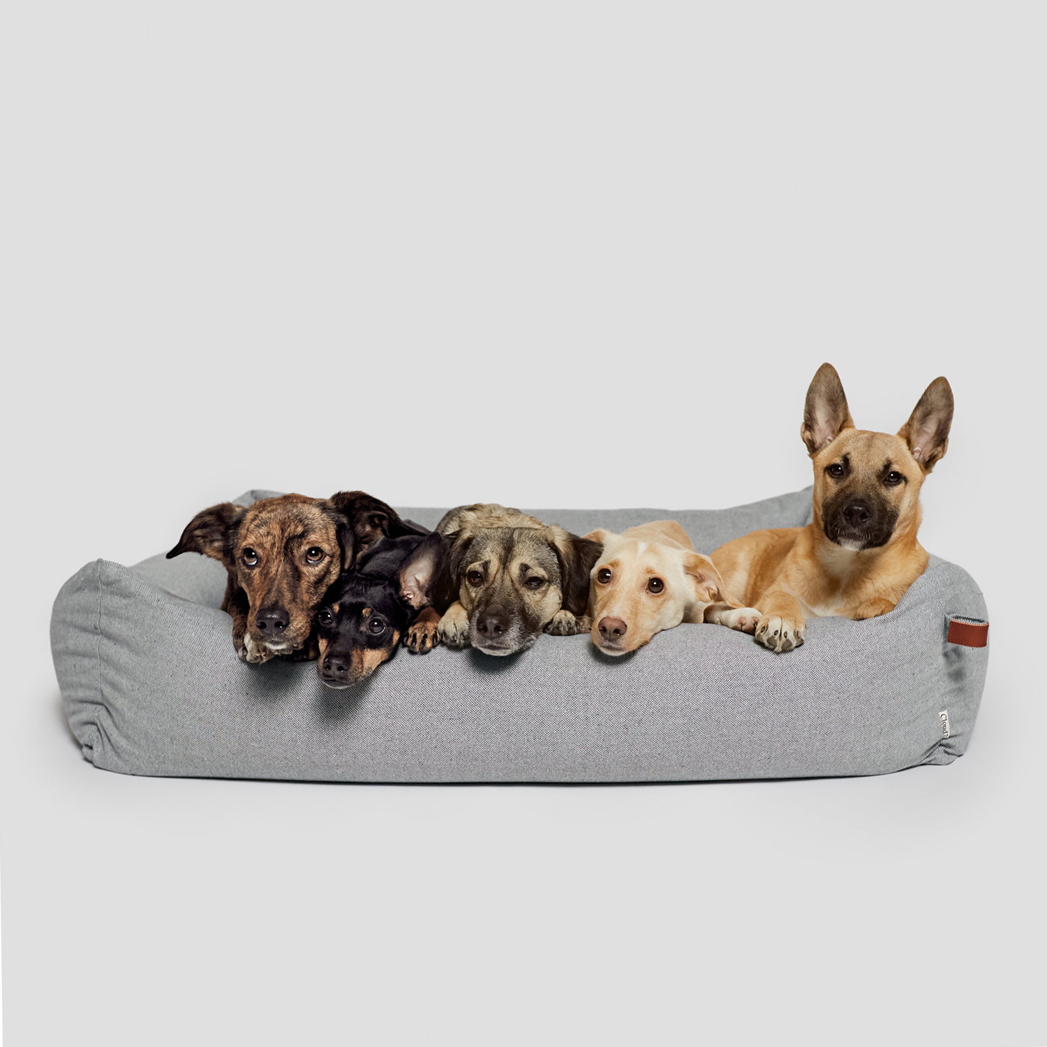 [Pre Order] Cloud7 Sleepy Deluxe Dog Bed: Tweed Grey
