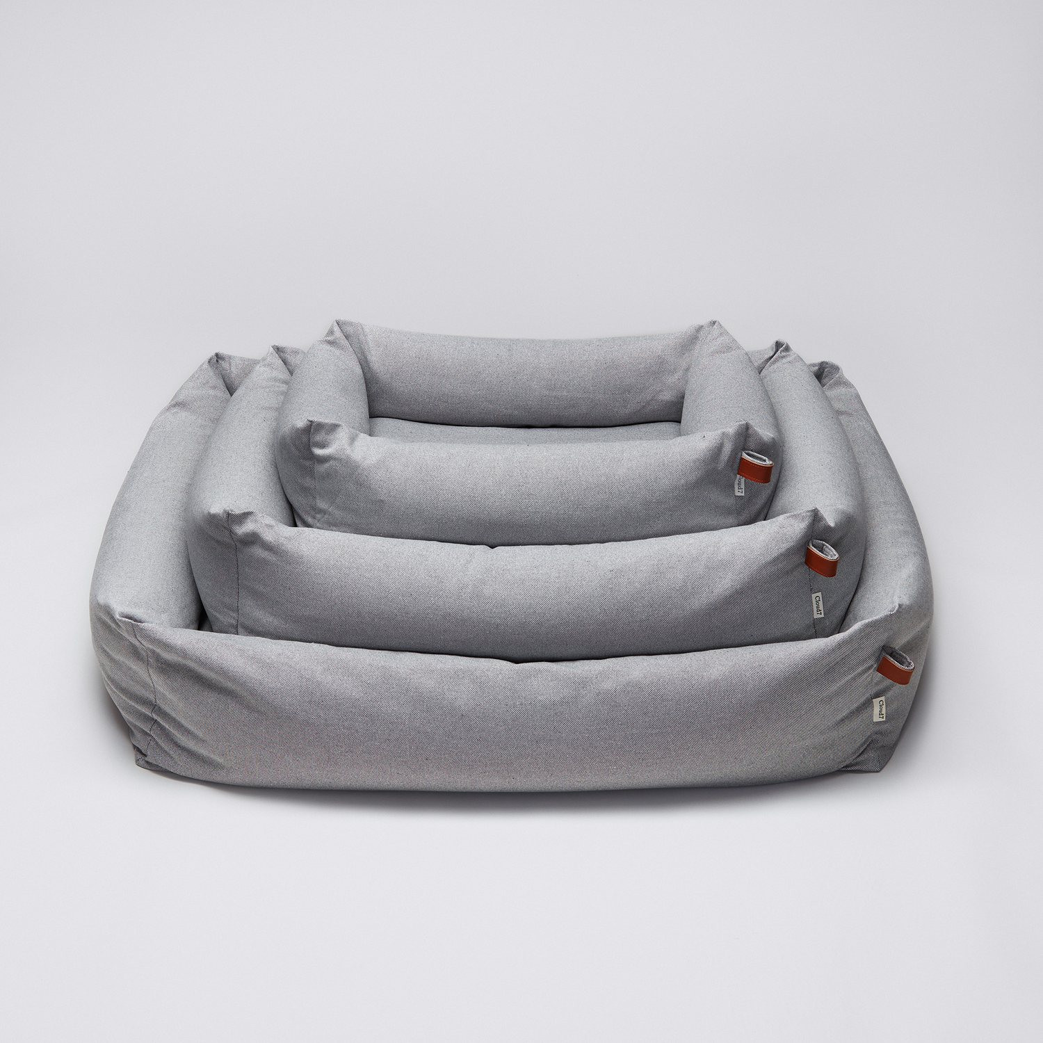 [Pre Order] Cloud7 Sleepy Deluxe Dog Bed: Tweed Grey