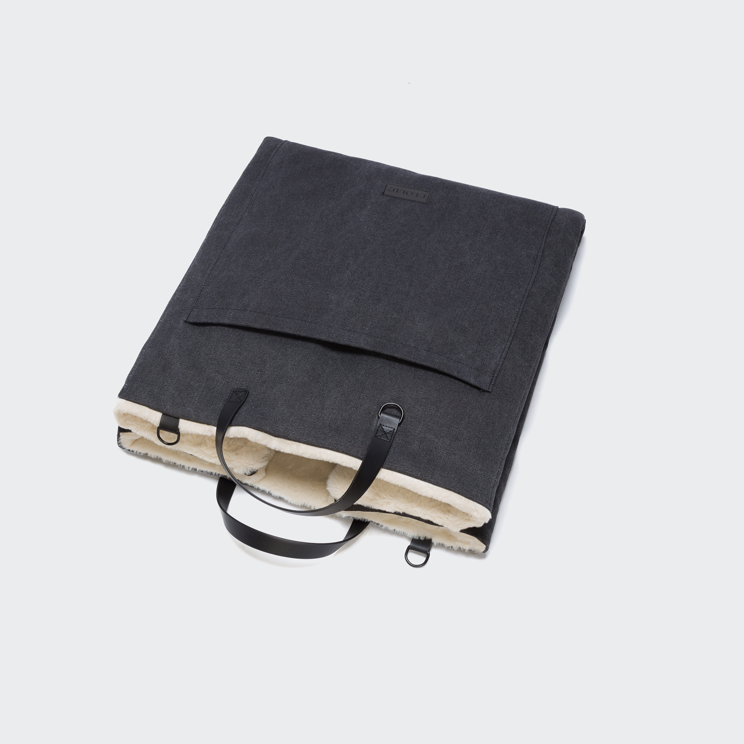 [Pre Order] Cloud7 Travel Dog Bed: Canvas Black
