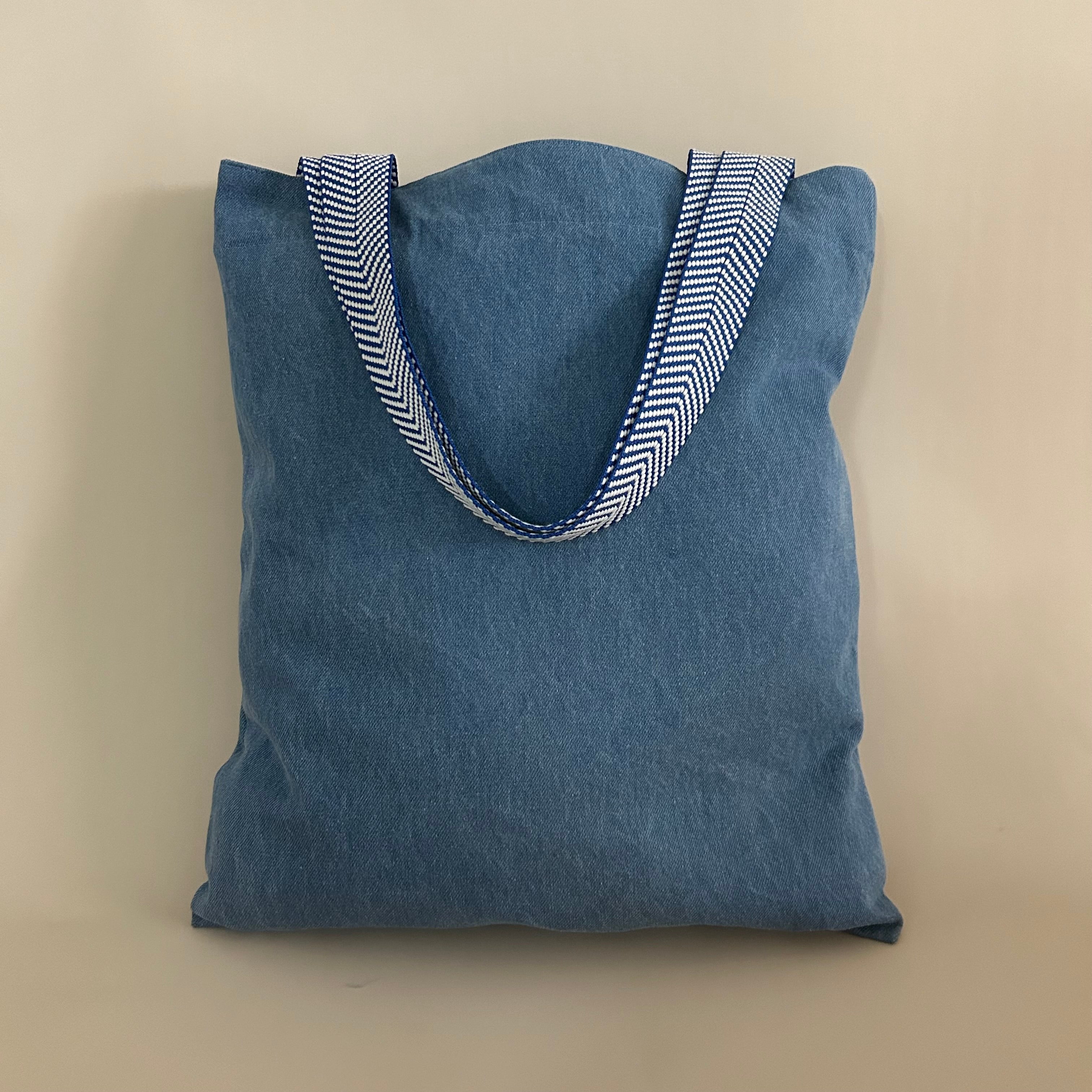 G&B Tote Bag for Dog Moms, Denim