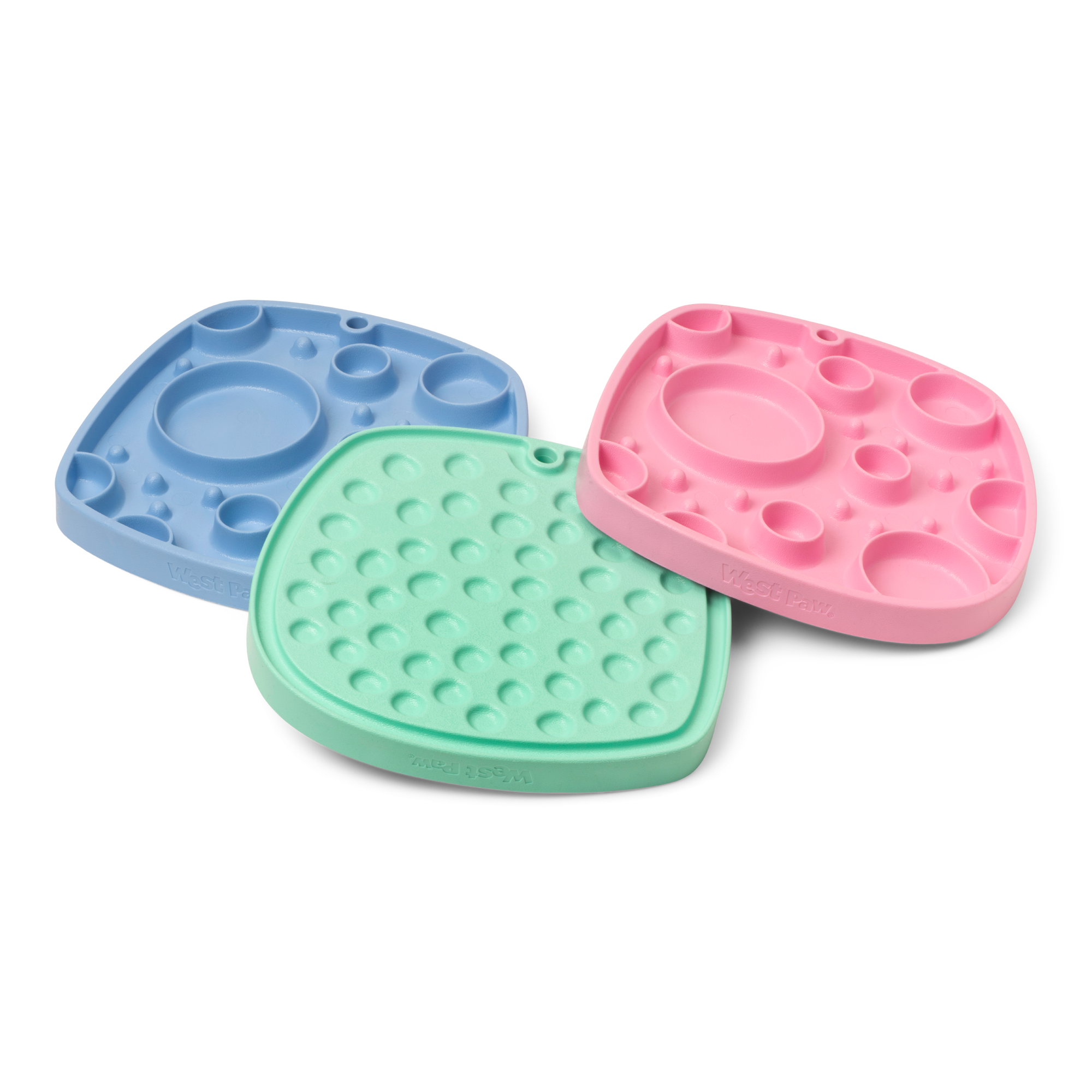 Dog Food and Drink Non-slip Eco Sustainable All-in-one Slow Feeder Lick Feast Mat: Periwinkle (Spring Limited Edition)