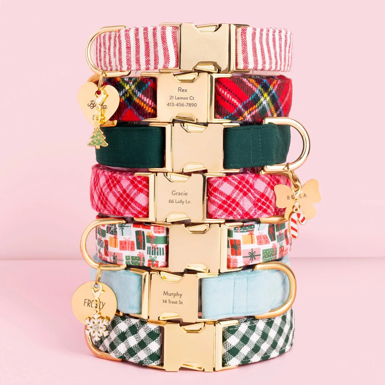 Dog Collar Charm: Snowman