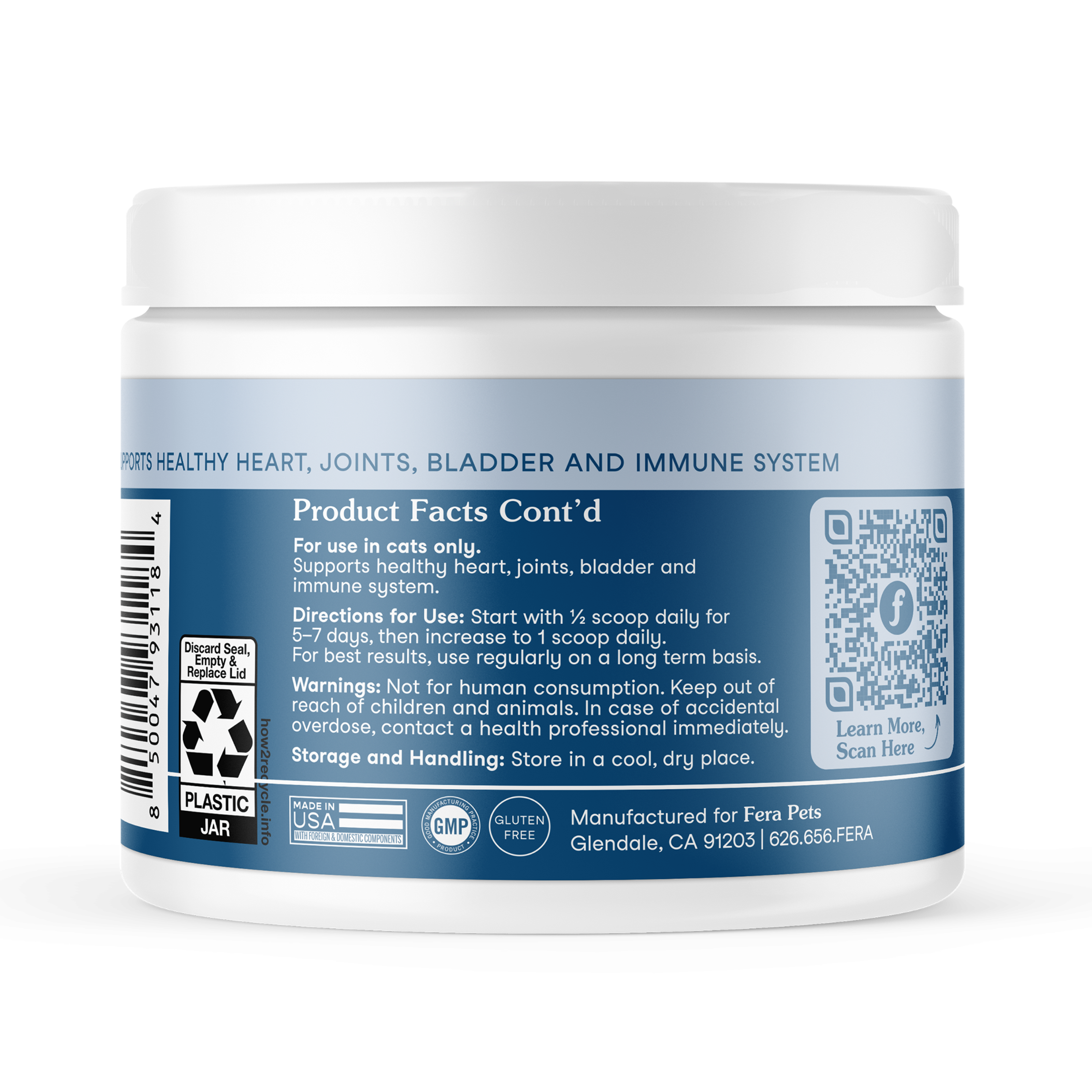 Fera Pet Organics Cat Wellness Blend: All-in-One Supplement