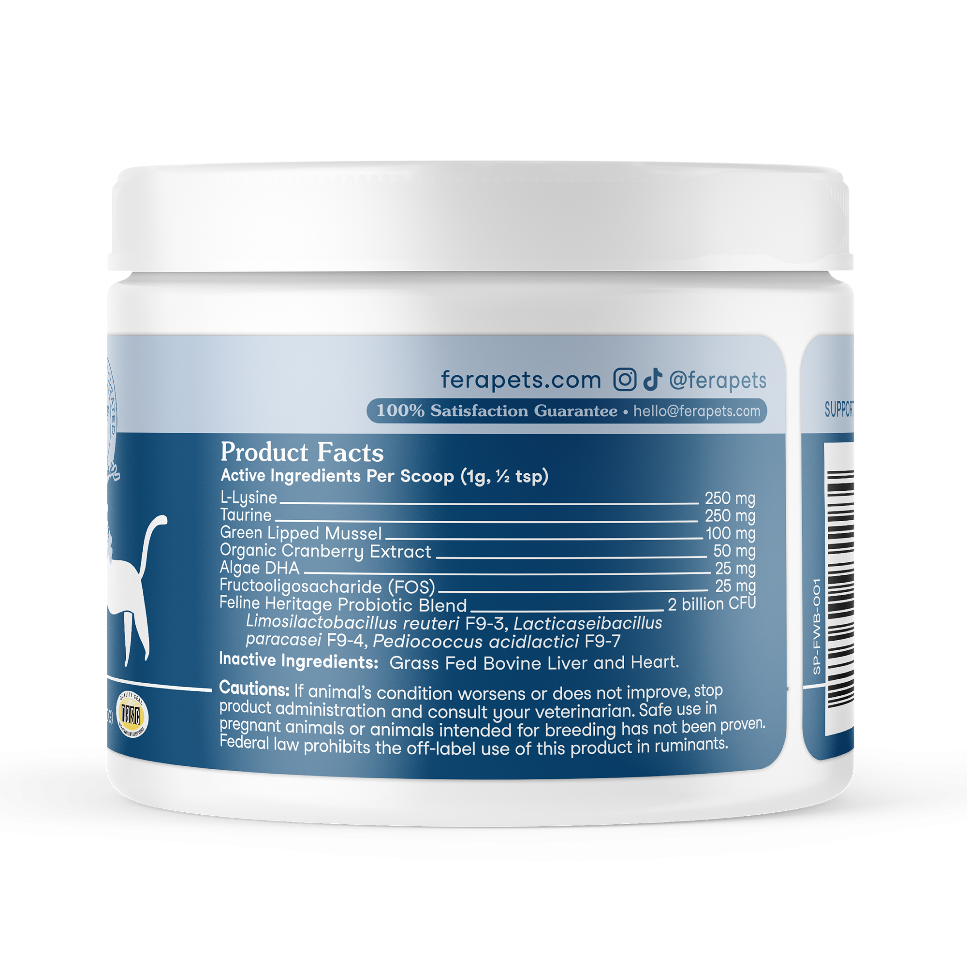 Fera Pet Organics Cat Wellness Blend: All-in-One Supplement