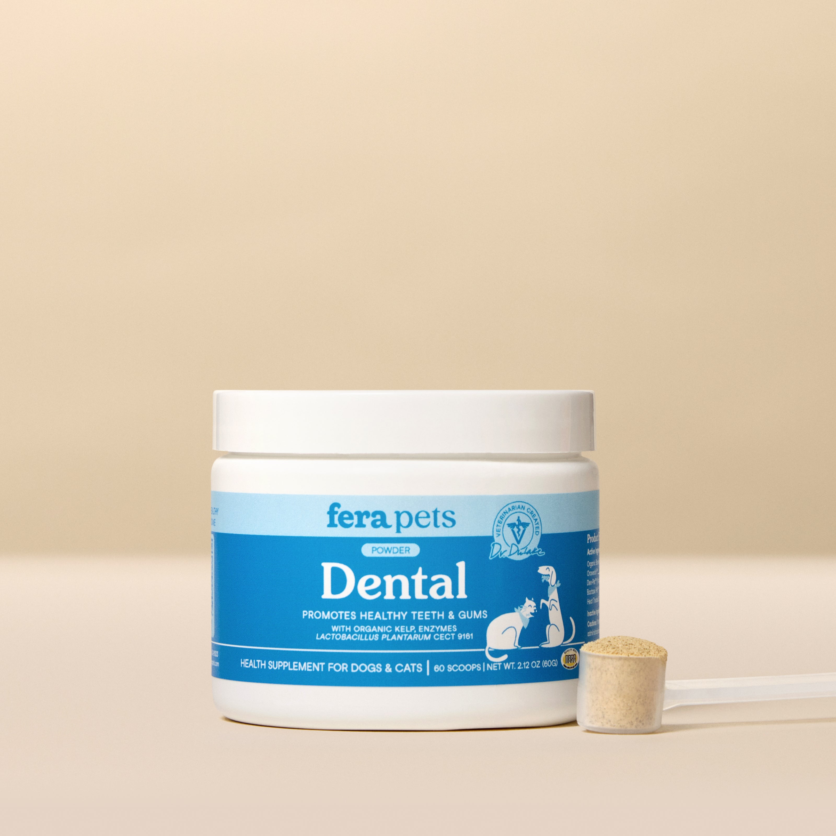 Fera Pet Organics Dental Support powder for dogs and cats