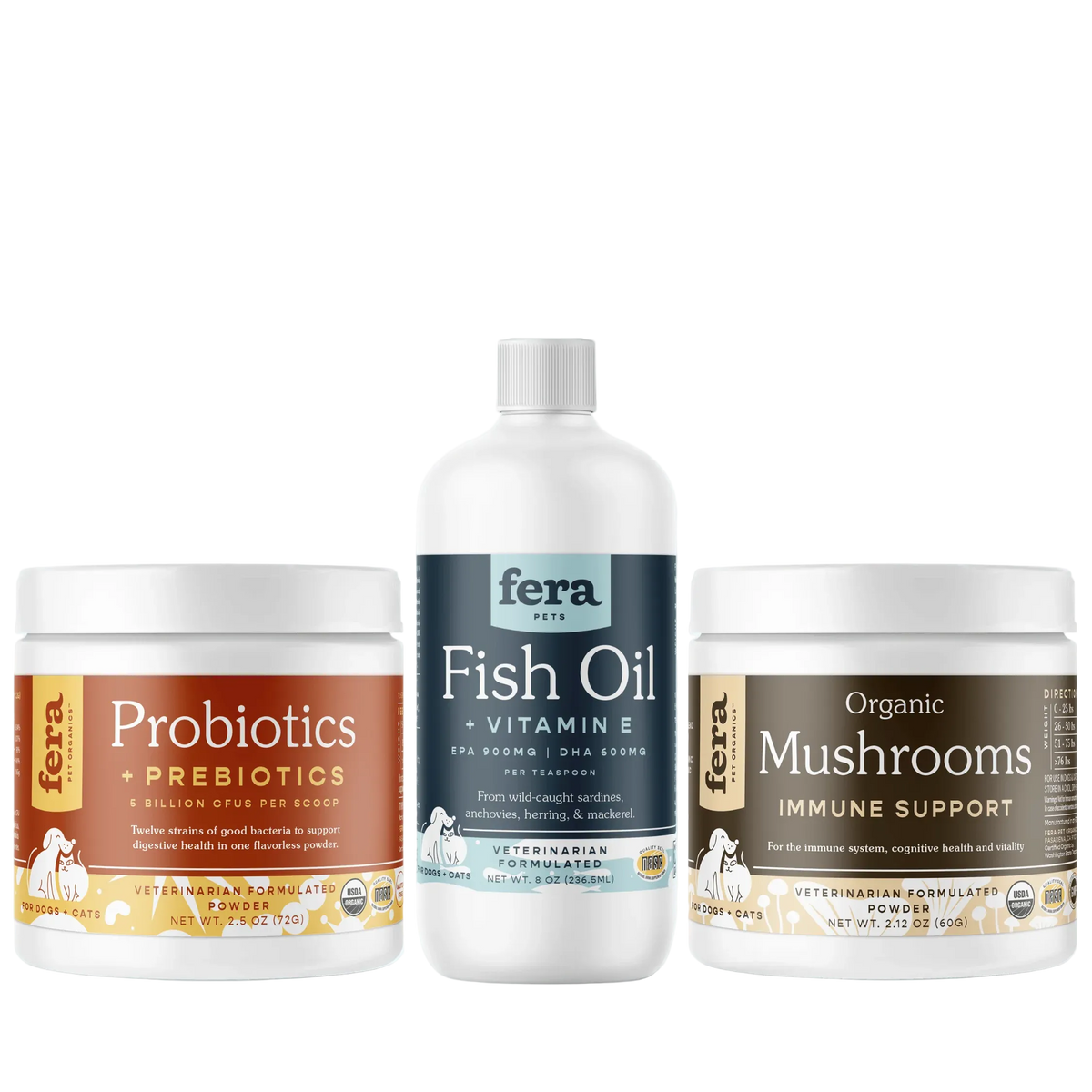 Fera Pet Organics Dog and Cat Supplement, Kitten Starter Kit