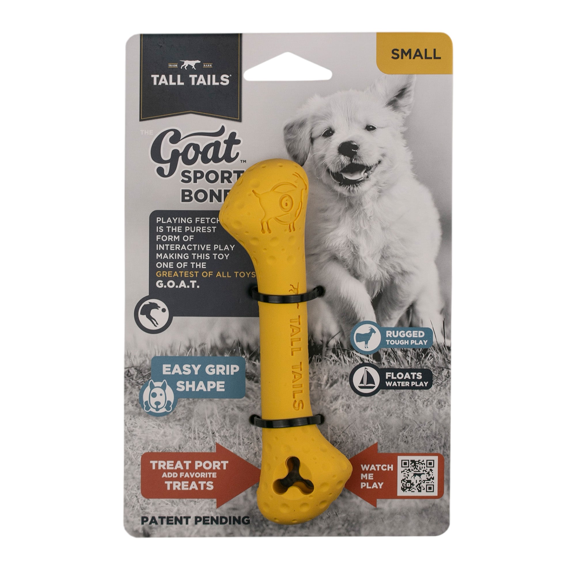 Fetch Dog Toy: Goat Sport Bone