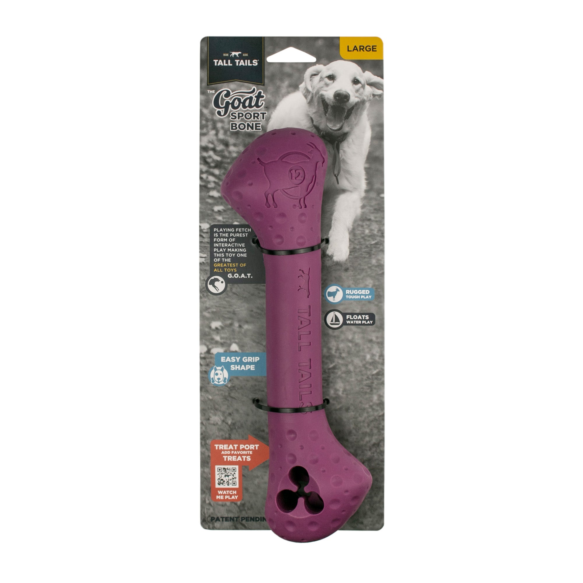 Fetch Dog Toy: Goat Sport Bone