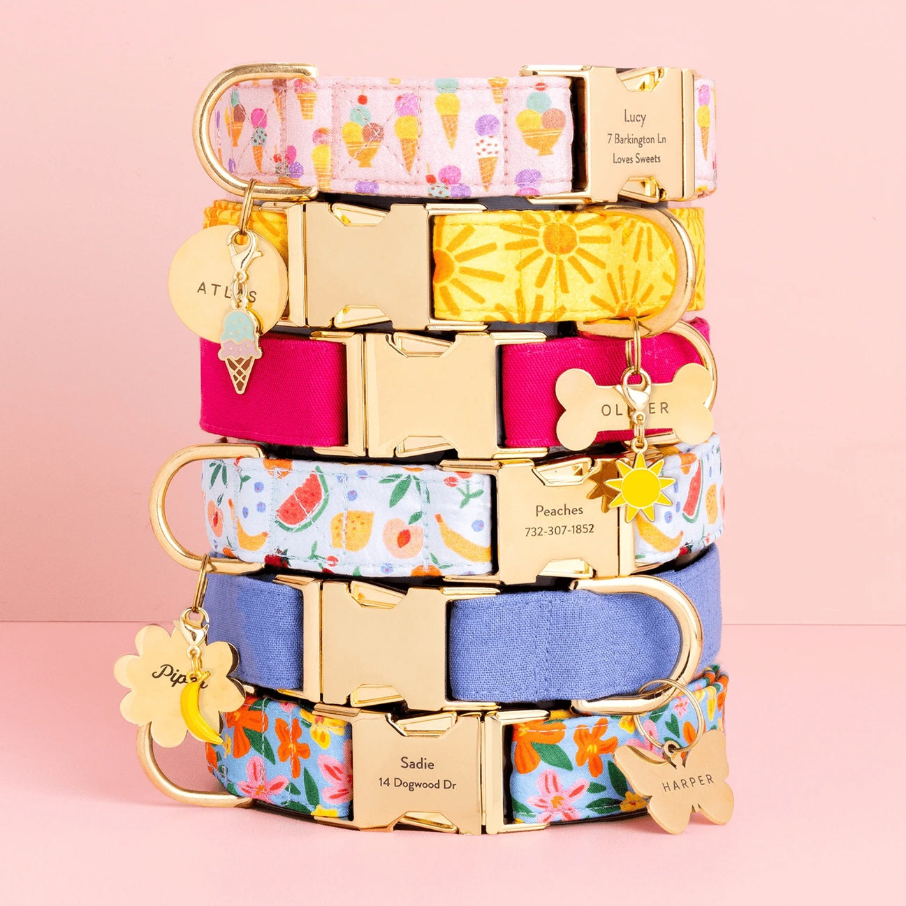 Dog Collar Charm: Ice Cream