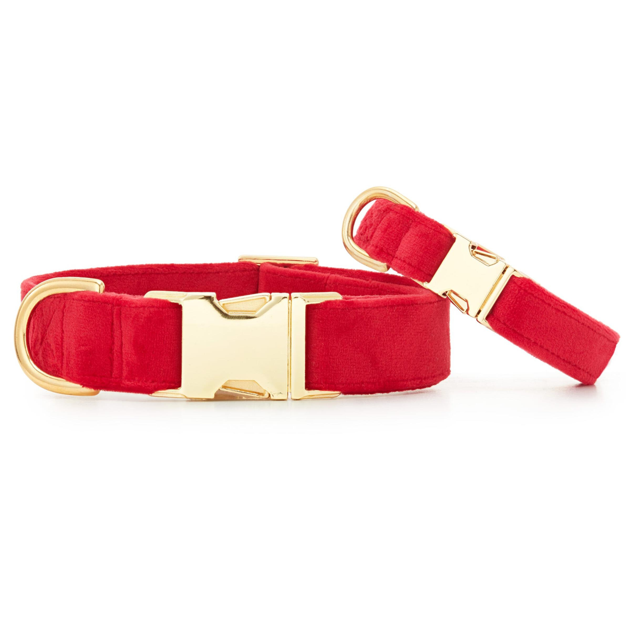 Dog Collar: Cranberry Velvet