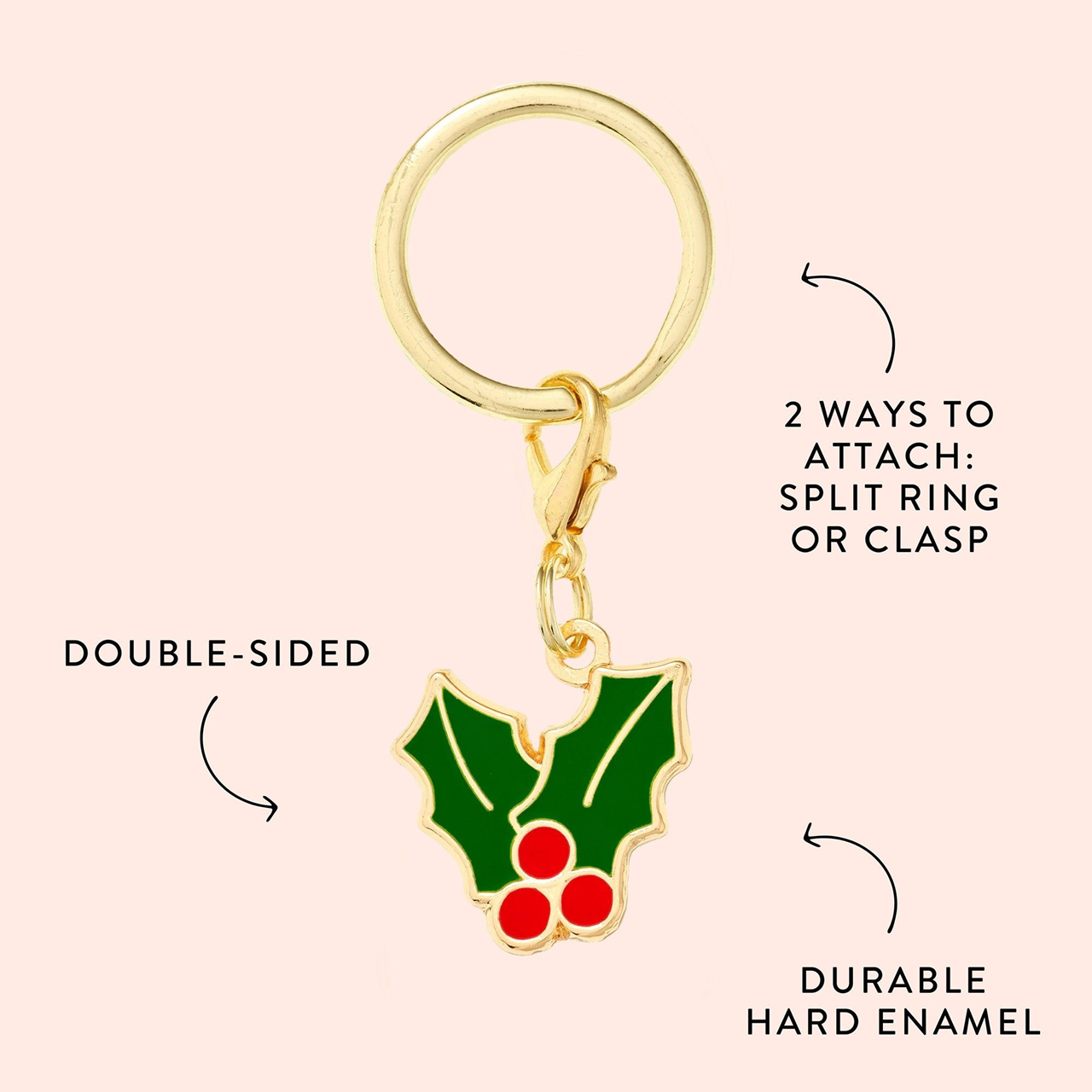 Dog Collar Charm: Holly