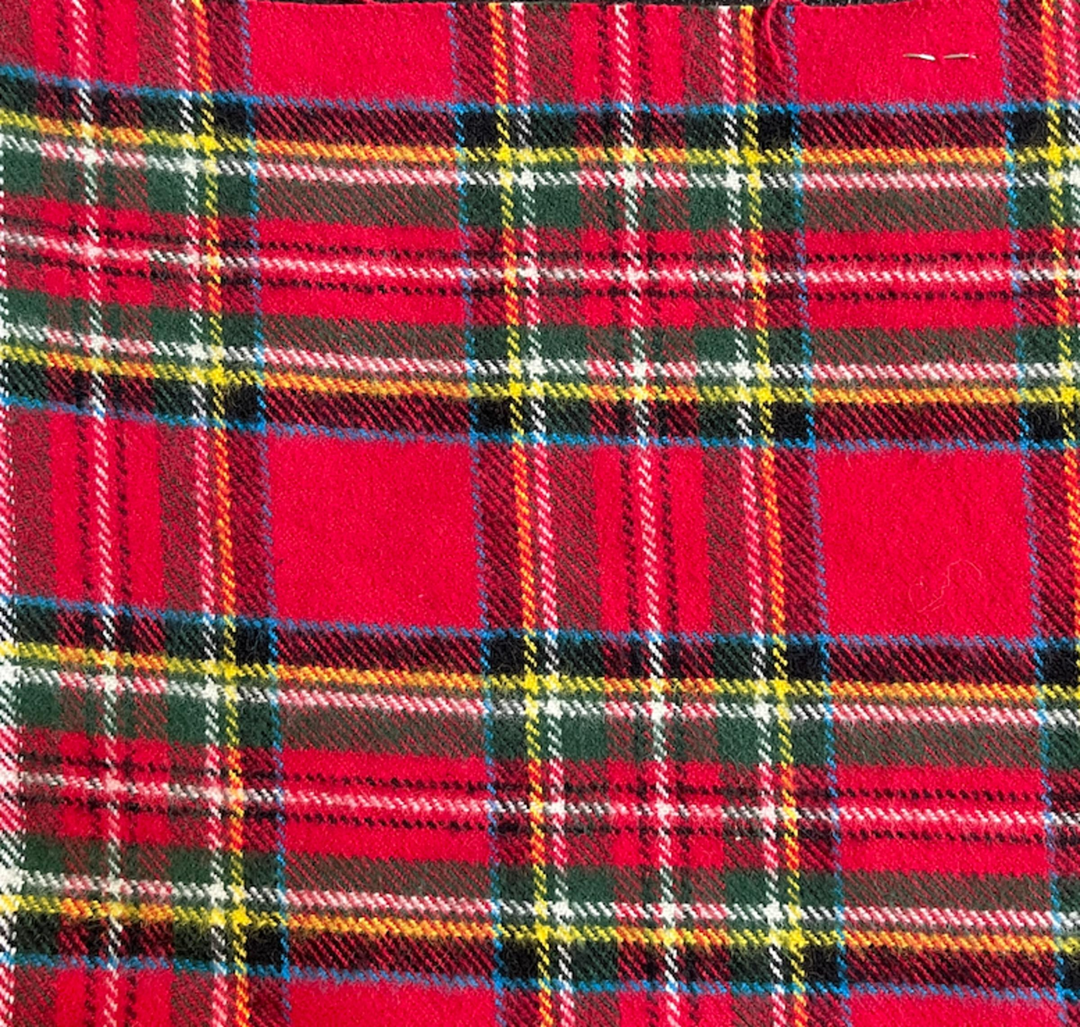 Dog Collar: Tartan Plaid Flannel