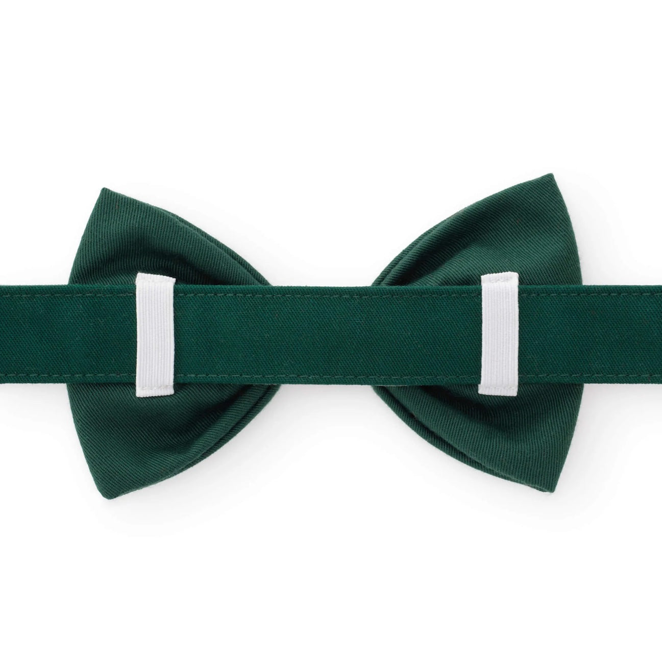 Dog and Cat Embroidered Bowtie: Evergreen Candy Canes