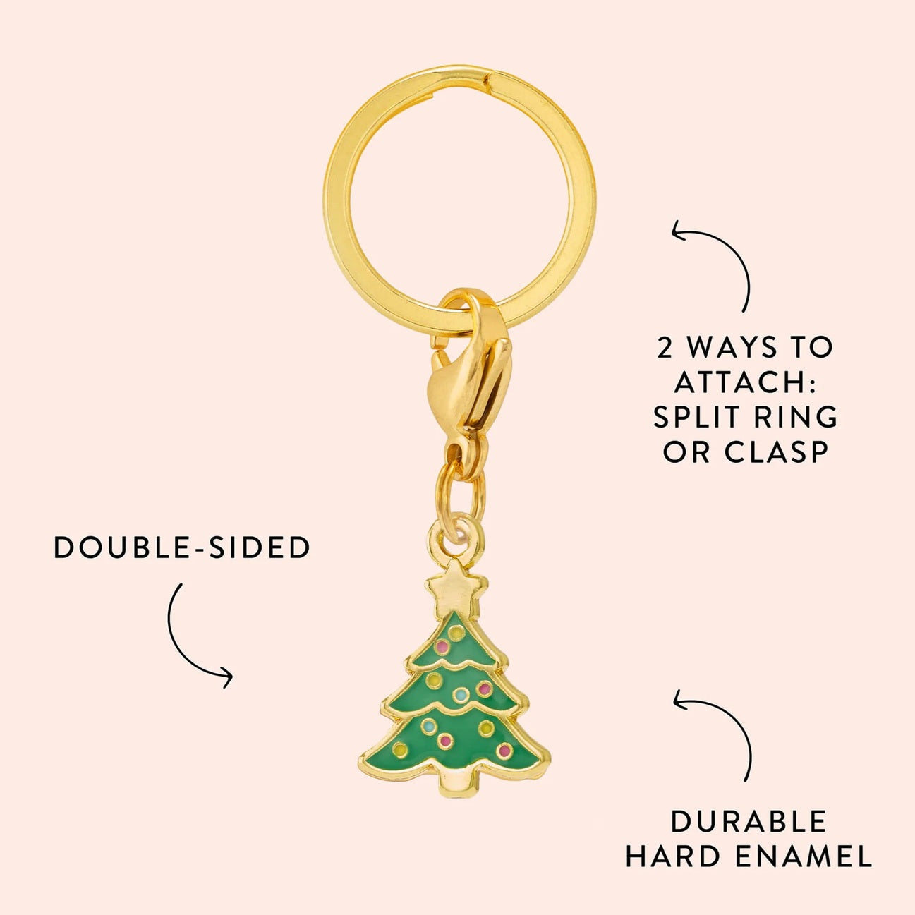 Dog Collar Charm: Christmas Tree