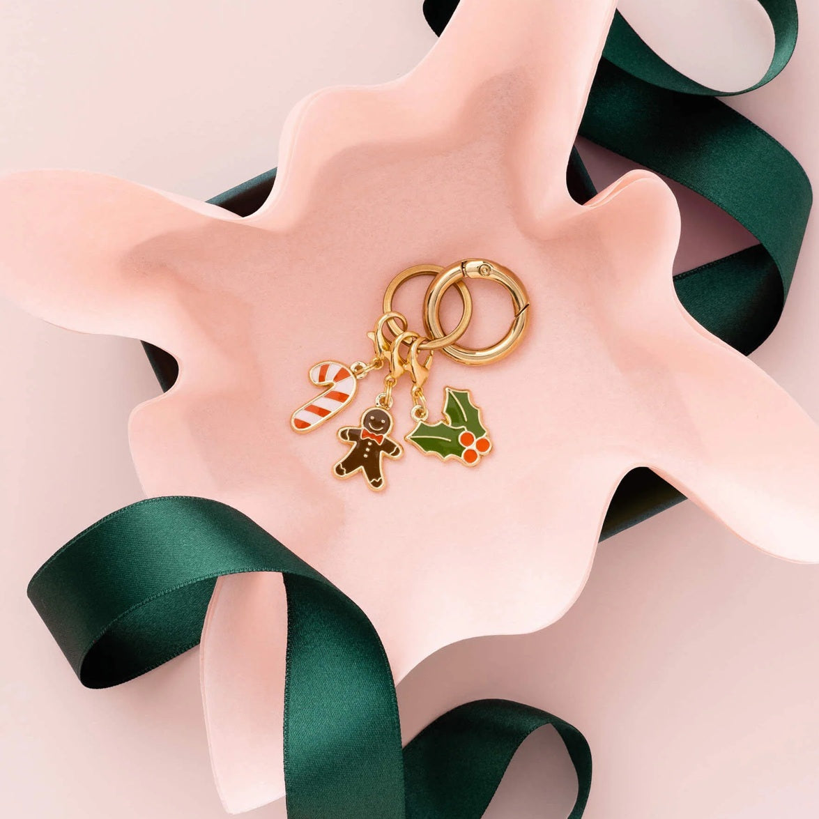 Dog Collar Charm: Gingerbread Man