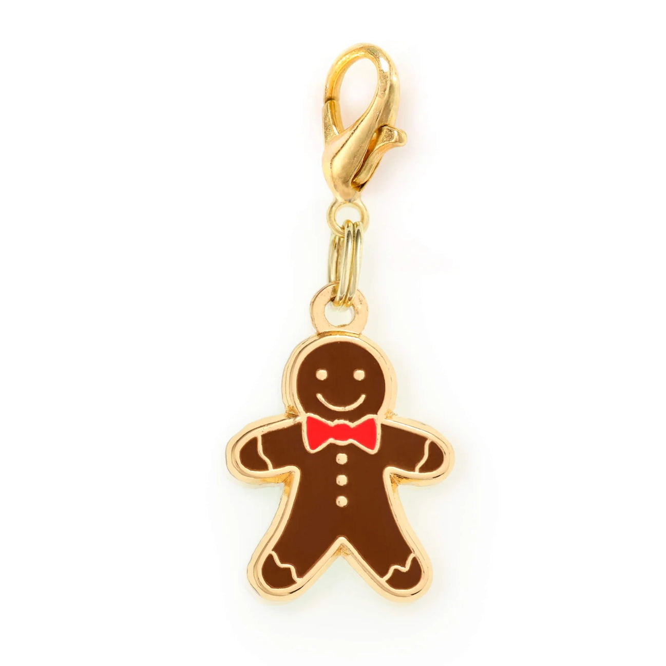 Dog Collar Charm: Gingerbread Man