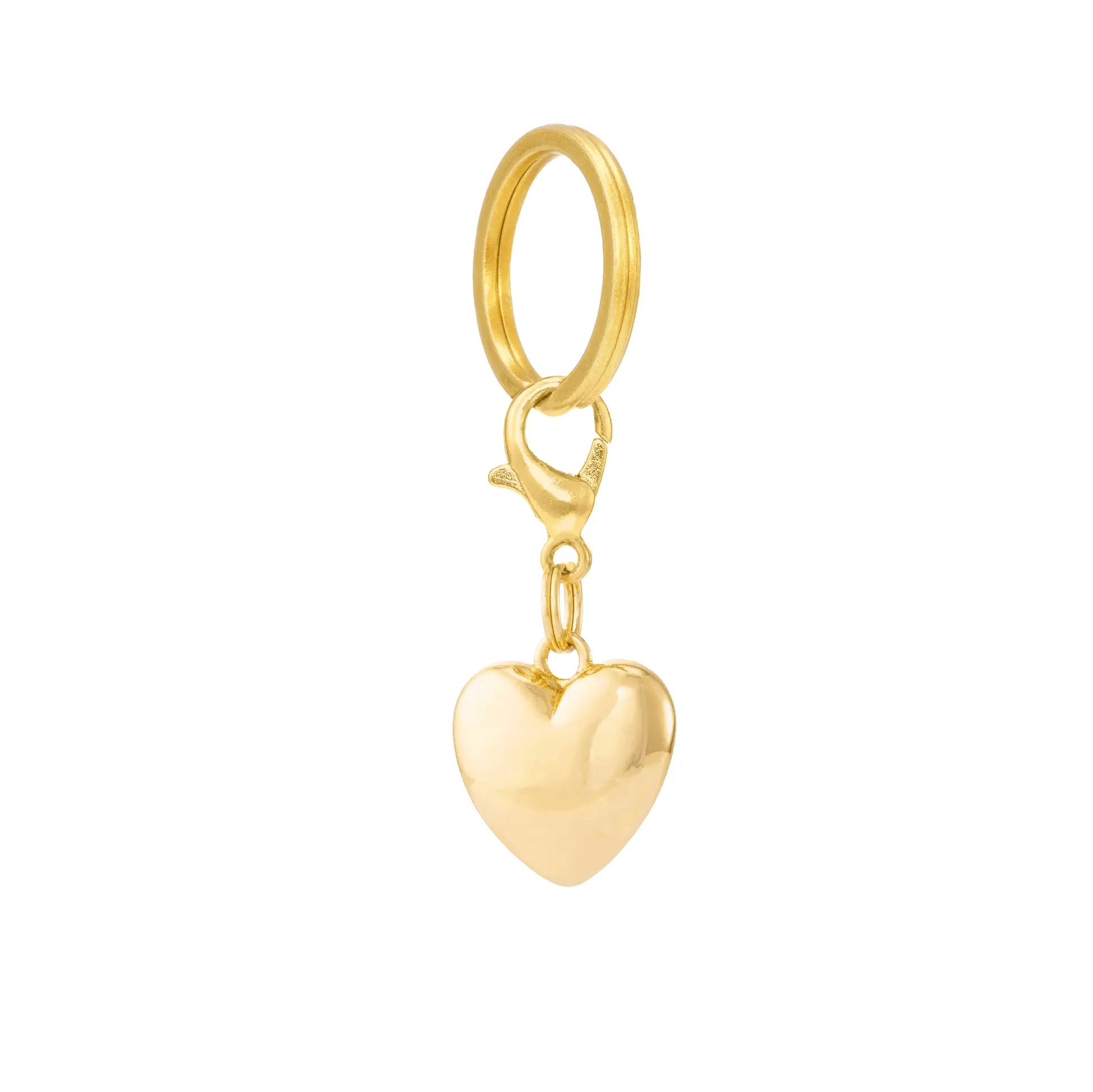 Dog Collar Charm: Heart of Gold