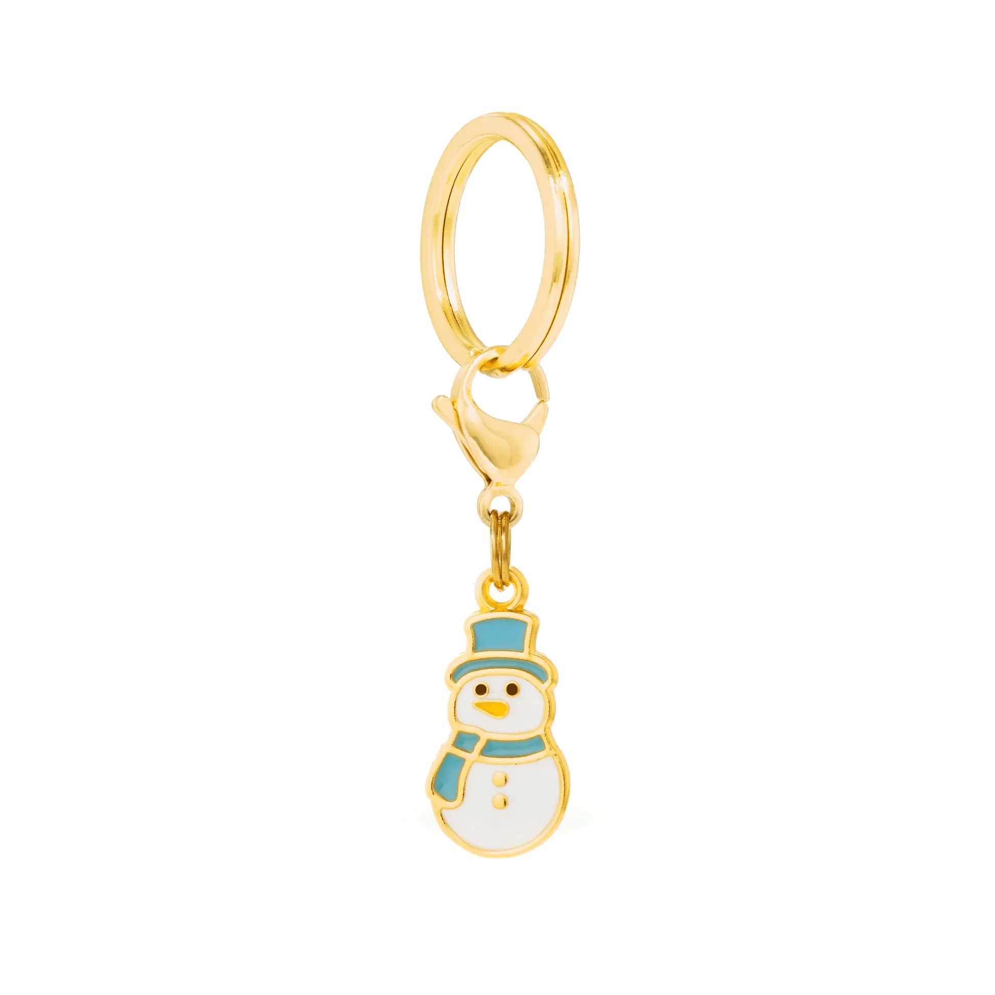 Dog Collar Charm: Snowman
