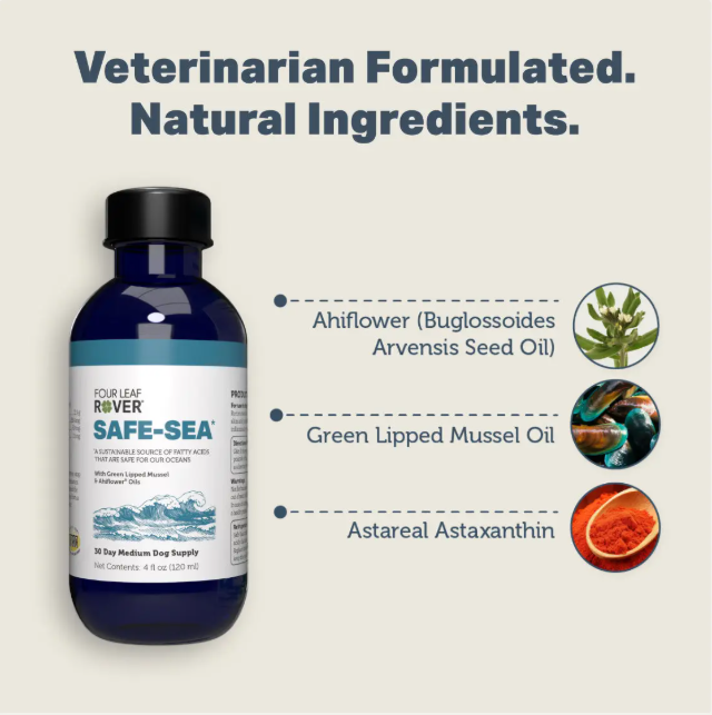 Four Leaf Rover Supplement for Dogs, Safe-Sea