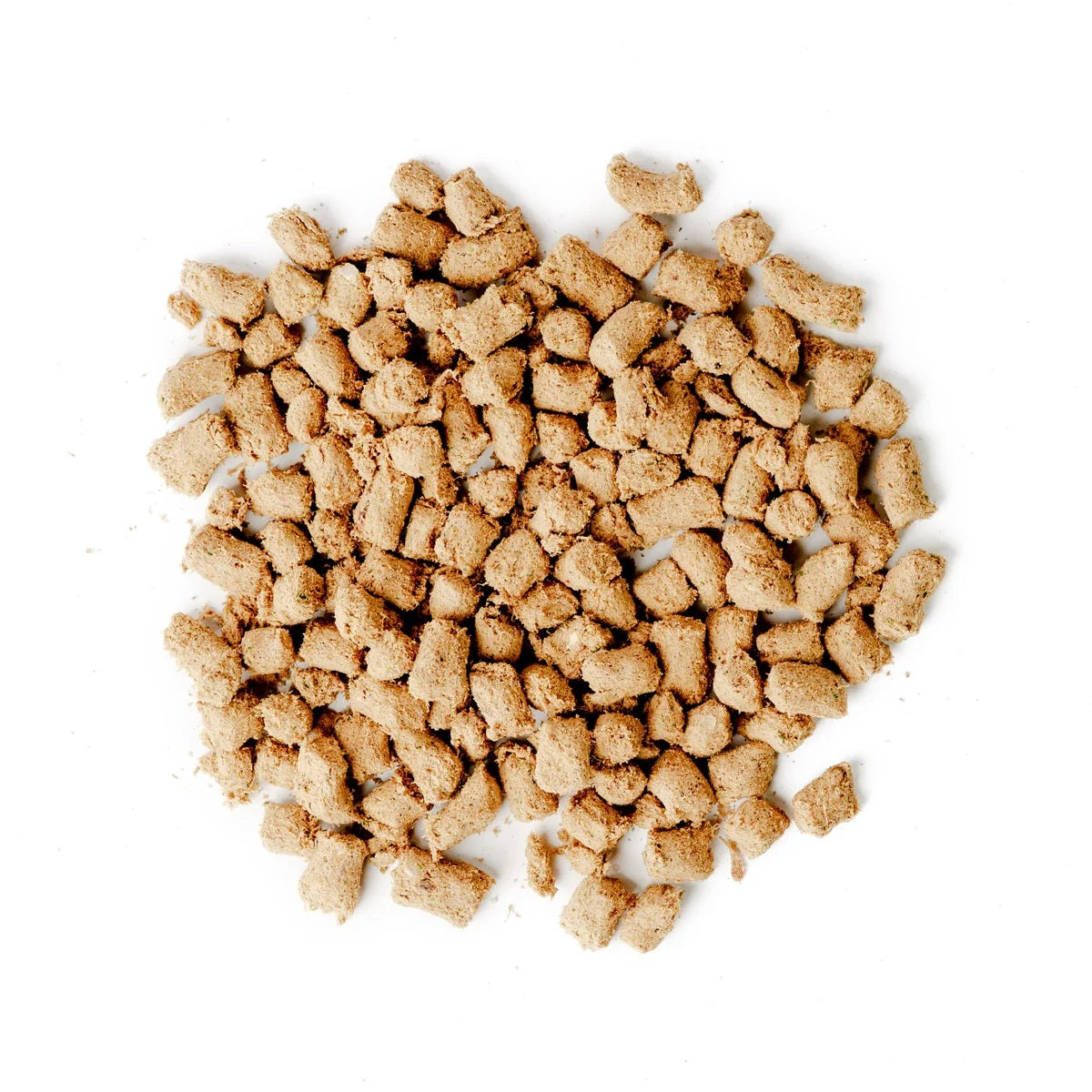 Green Juju complete and balanced freeze-dried raw turkey and sardine pet food nuggets rich in micronutrients.