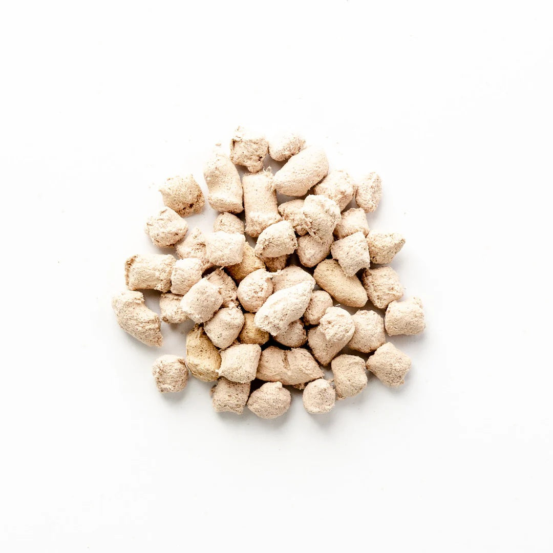 Green Juju freeze-dried rabbit trainers for sensitive tummies, single-ingredient low-calorie novel protein pet treats for dogs and cats
