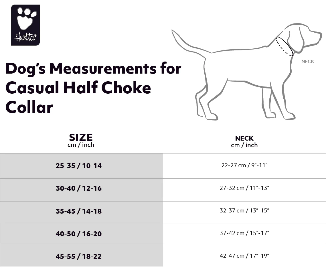 Hurtta Casual Half Choke Dog Collar