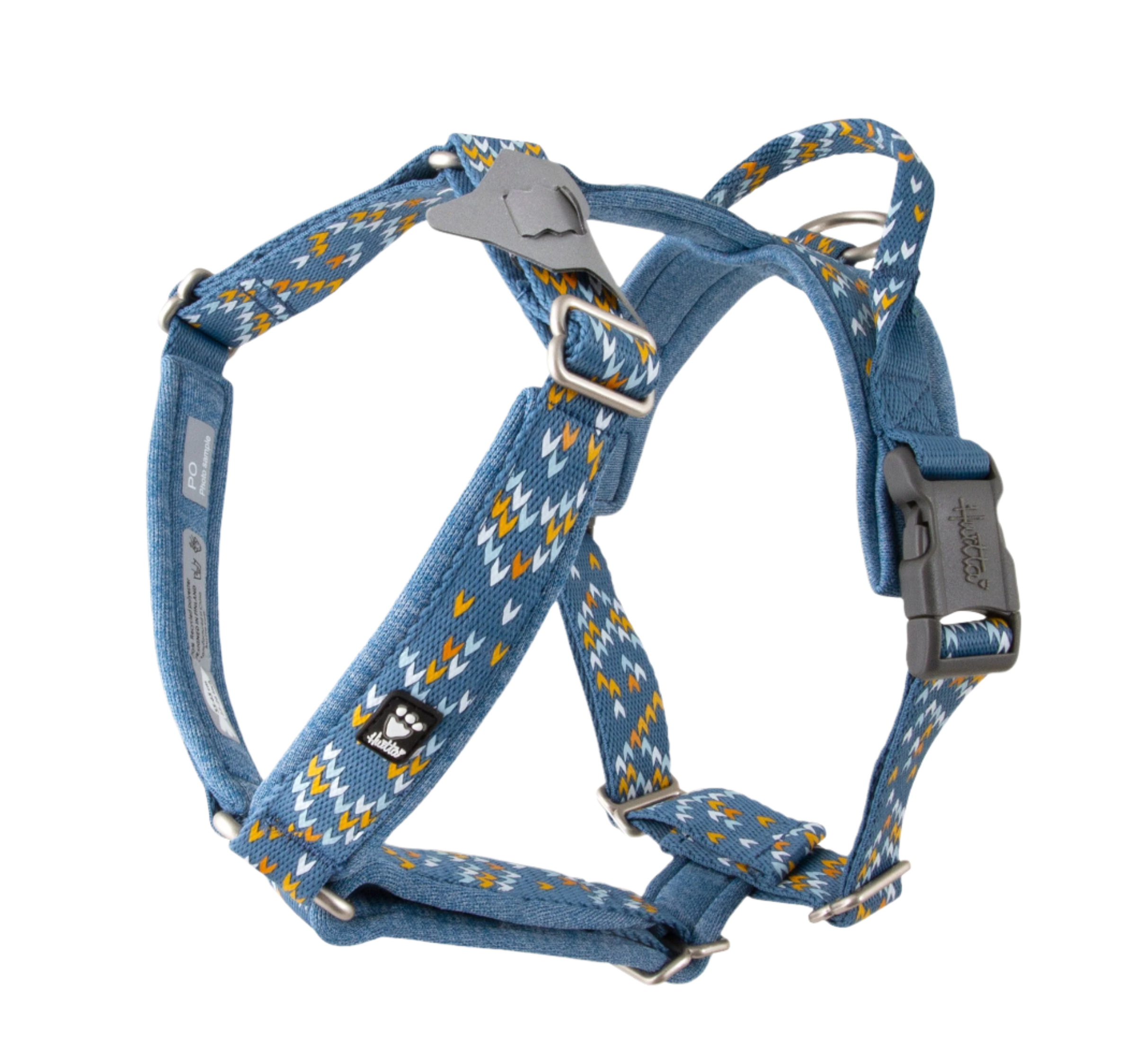 Hurtta Dog Y-Harness: Razzle Dazzle, Bilberry