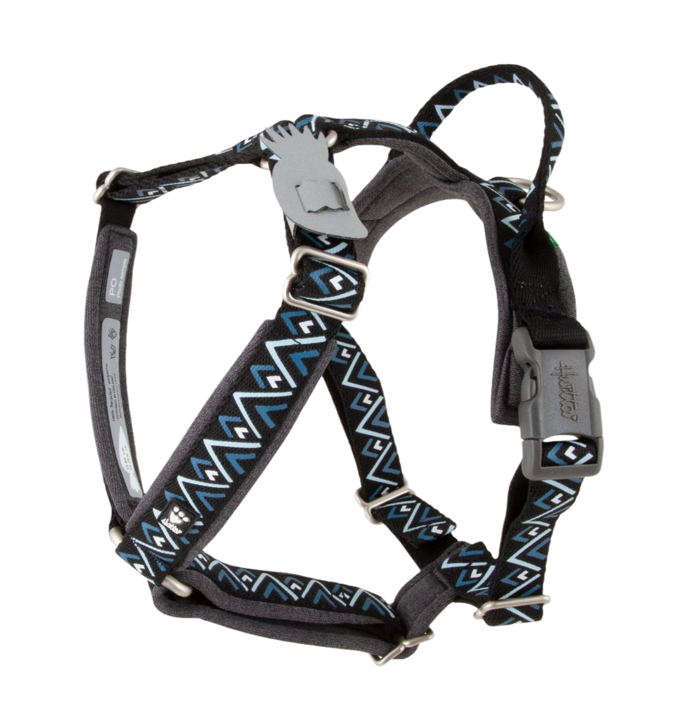 Hurtta Dog Y-Harness: Razzle Dazzle, Blackberry