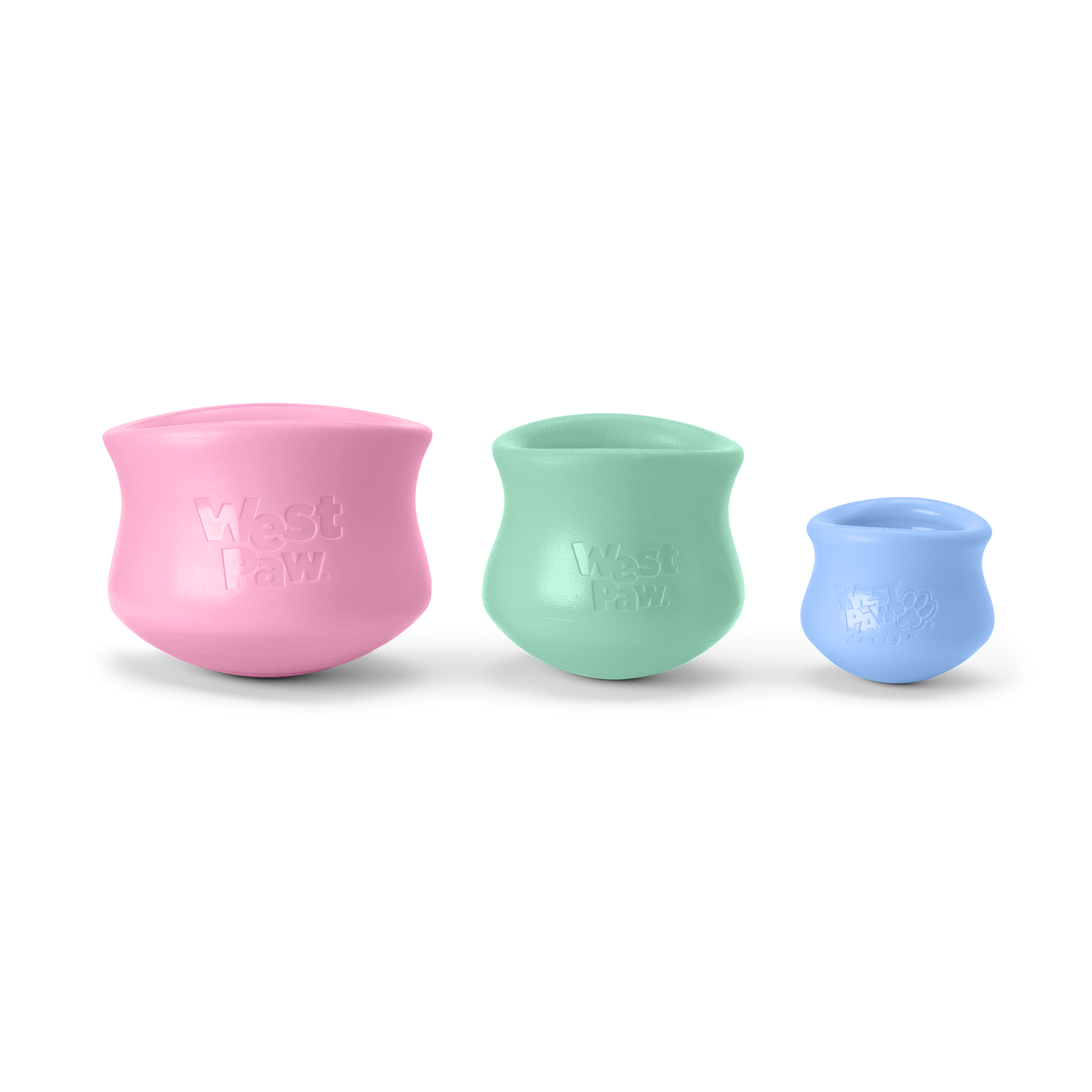 Interactive puzzle, food-dispensing dog toy, Zogoflex Toppl in Bubble Gum (Spring Limited Edition)