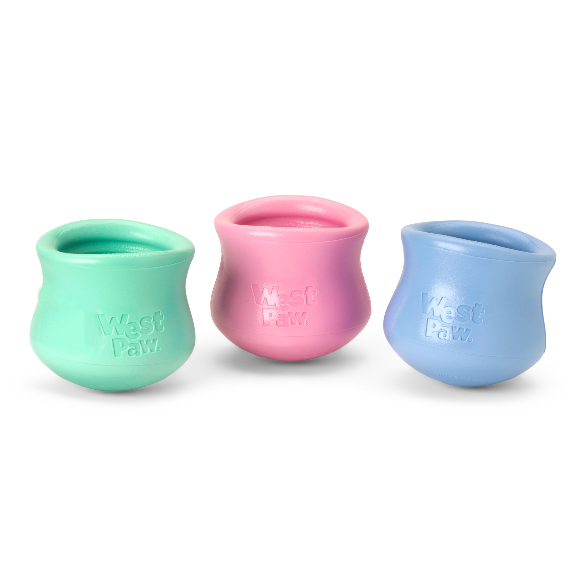 Interactive puzzle, food-dispensing dog toy, Zogoflex Toppl in Bubble Gum (Spring Limited Edition)
