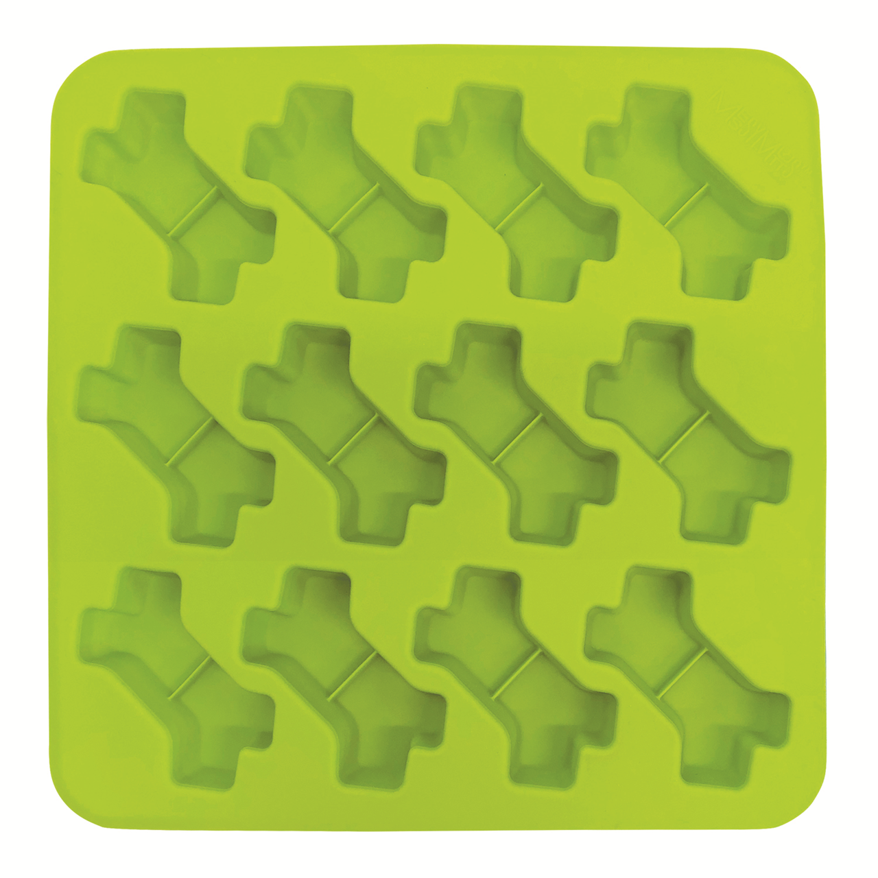 Messy Mutts Silicone Bake & Freeze Dog Treat Making Mold (Pack of 2) - Bone Shape