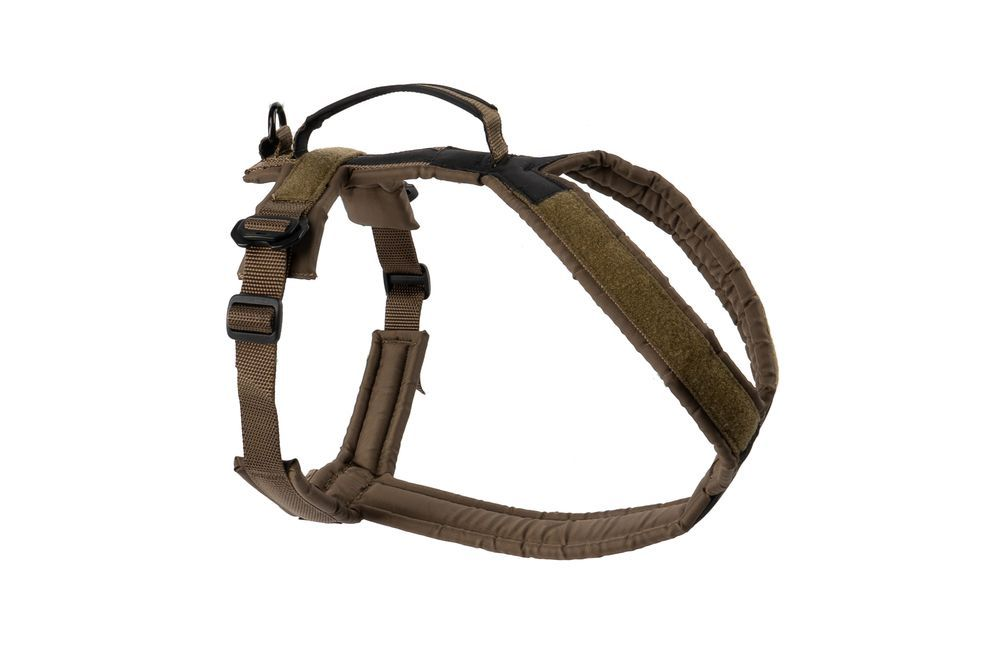 Non-Stop Dog Wear: Line Harness Grip WD - Olive