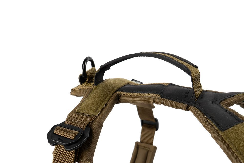 Non-Stop Dog Wear: Line Harness Grip WD - Olive