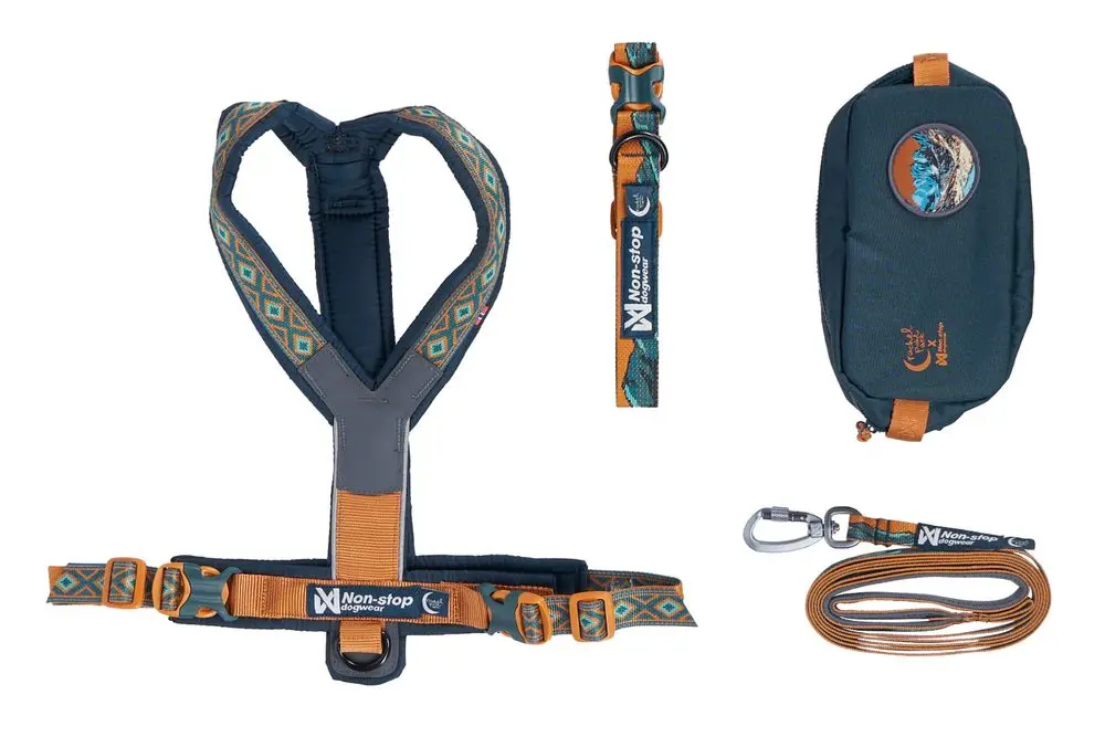 Non-Stop Dog Wear : Rachel Pohl Signature Series Line Harness 5.0 Teal/Oak