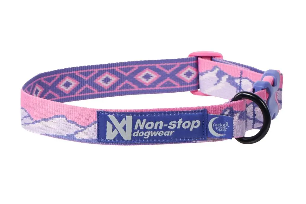 Non-Stop Dog Wear: Rachel Pohl Signature Series Trail Quest Dog Collar Purple/Pink