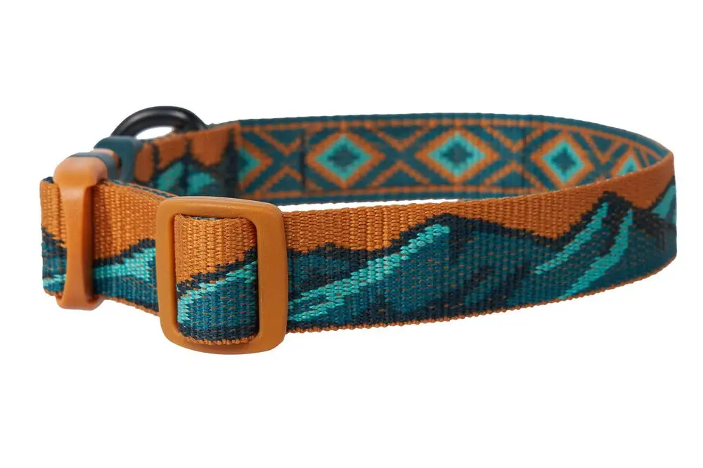 Non-Stop Dog Wear: Rachel Pohl Signature Series Trail Quest Dog Collar Teal/Oak