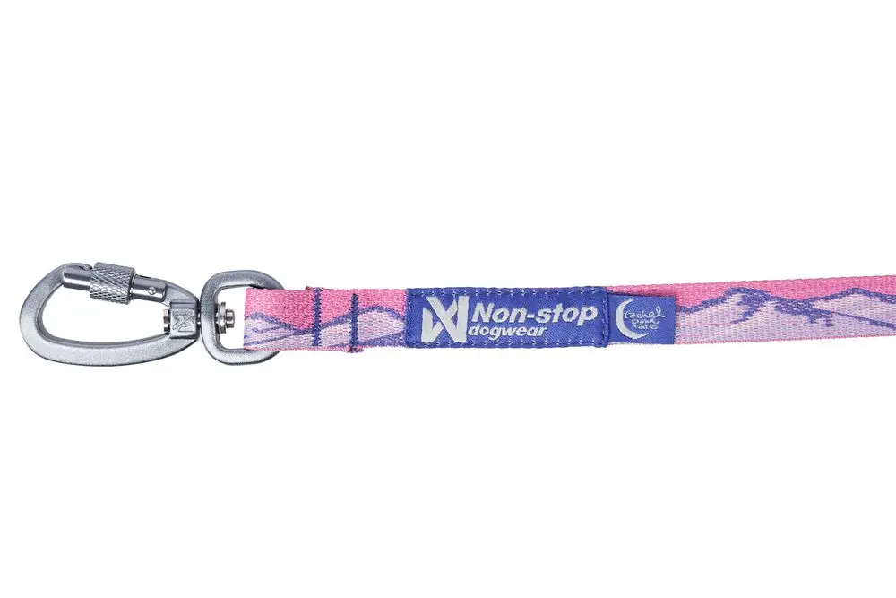 Non-Stop Dog Wear: Rachel Pohl Signature Series Trail Quest Leash Pink/Purple