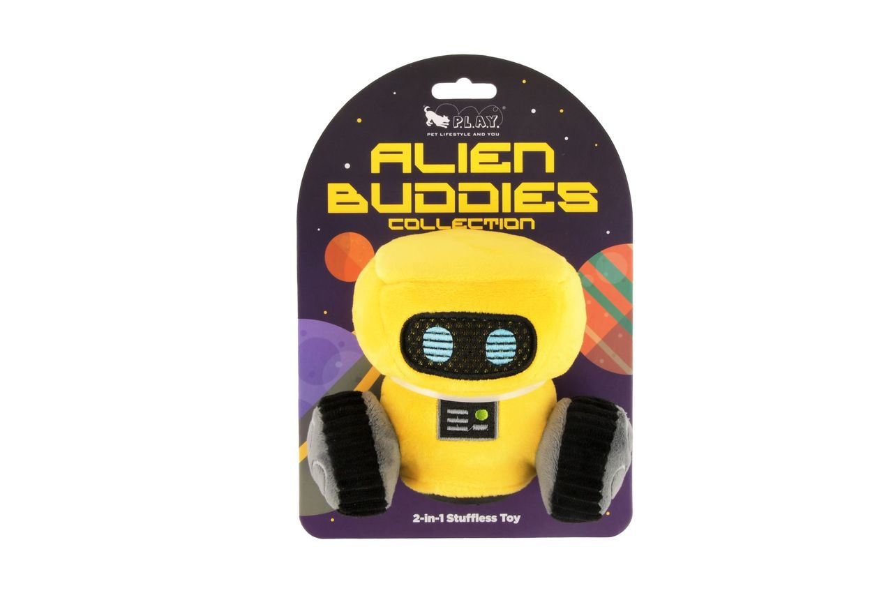 P.L.A.Y Alien Buddies Interactive 2-in-1 Dog toys, Robo-Rover