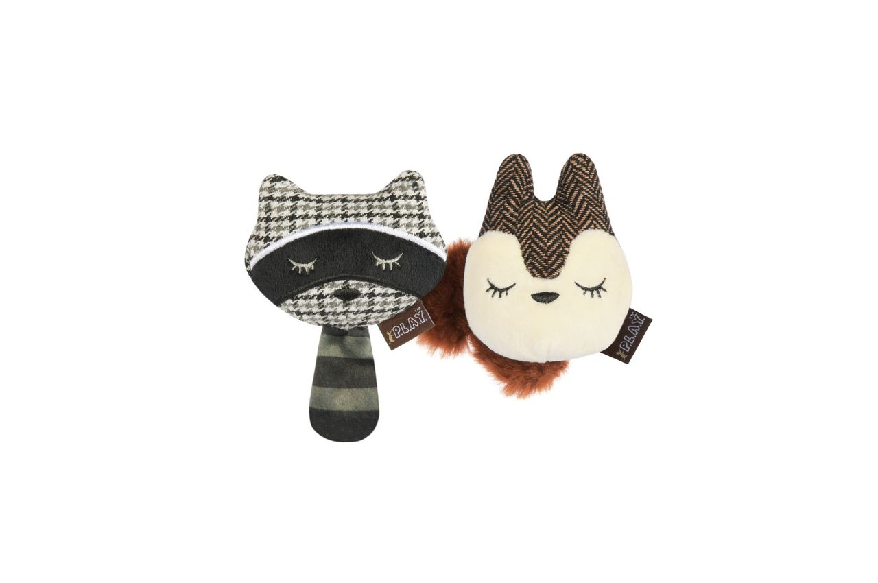 P.L.A.Y. Feline Frenzy, Catnip Toy Set: Bandit Buddies