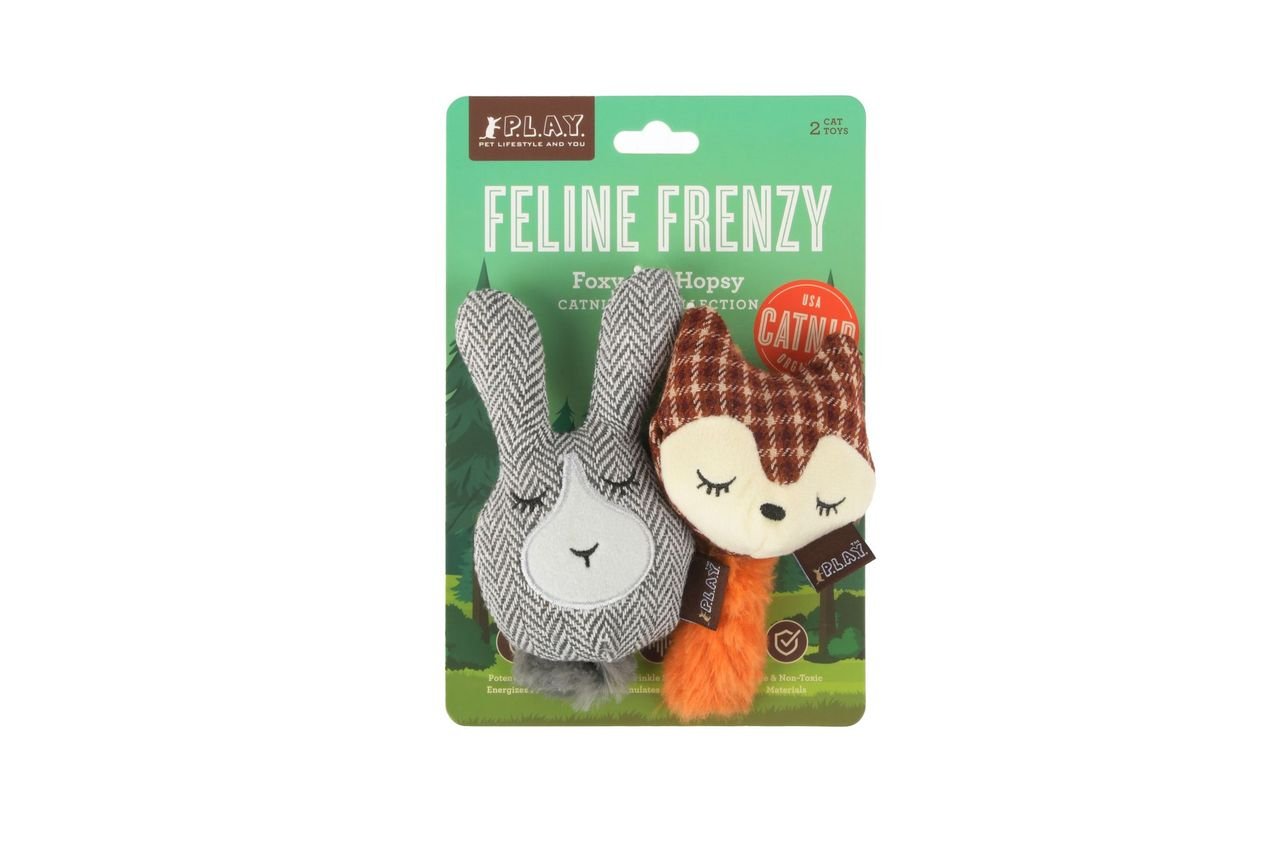 P.L.A.Y. Feline Frenzy, Cat Toy: Foxsy and Hopsy