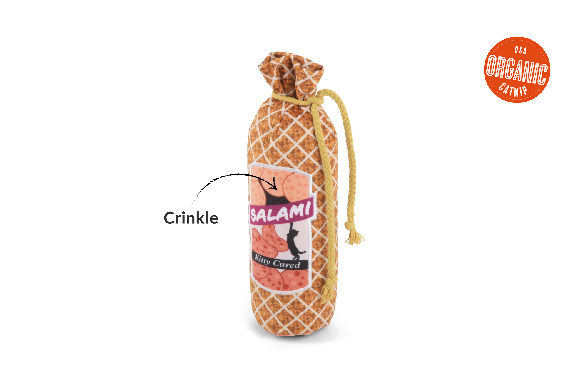 [Pre-Order] P.L.A.Y. Feline Frenzy, Catnip Kicker Toy set: Salami