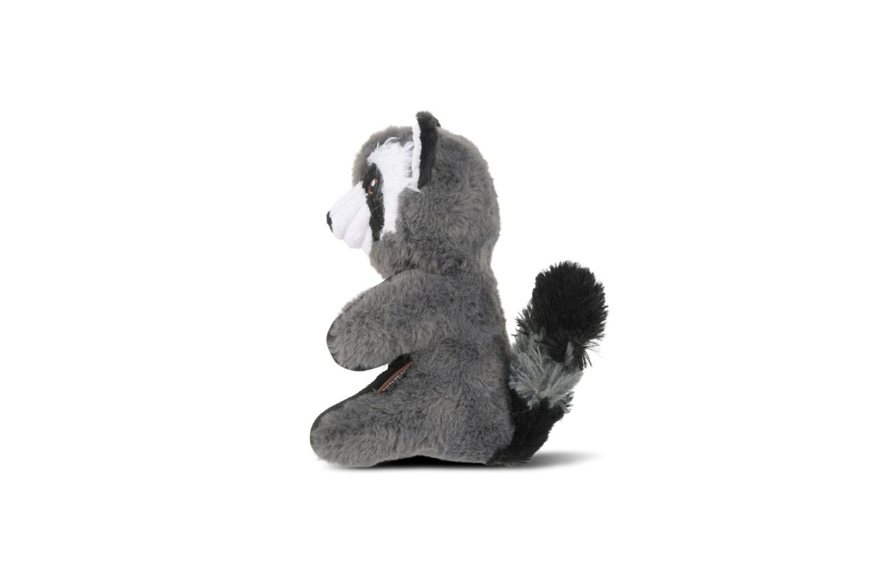 P.L.A.Y. Forest Friends Squeaky Plush Dog toys, Robby the Raccoon