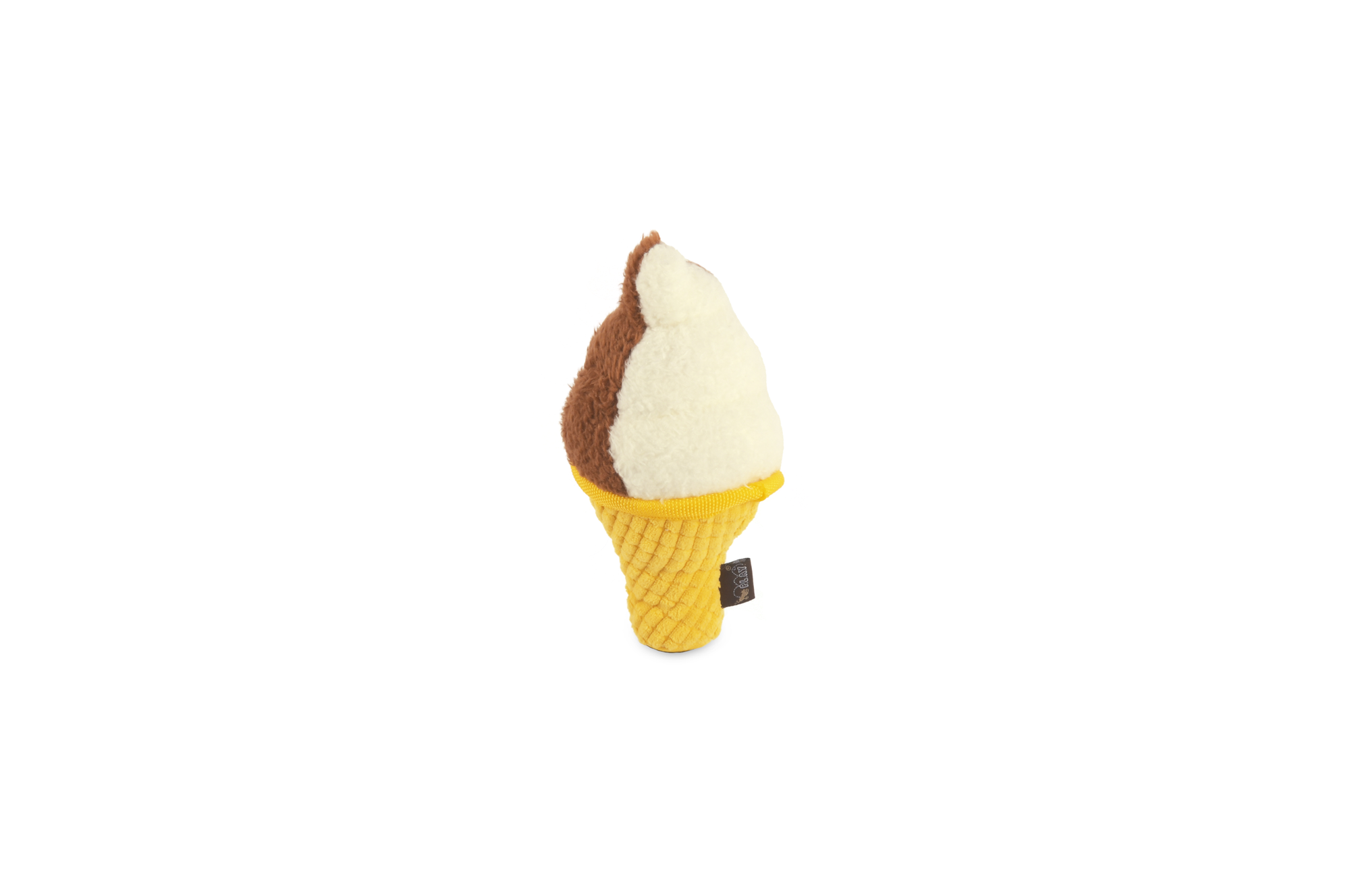 [Pre-Order] P.L.A.Y. Snack Attack Squeaky Plush Dog toys, Swirls n Slobbers Soft Serve (mini sized)