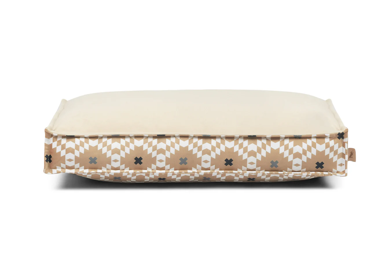 Standard Dog Bed: Marina Boxy Sand