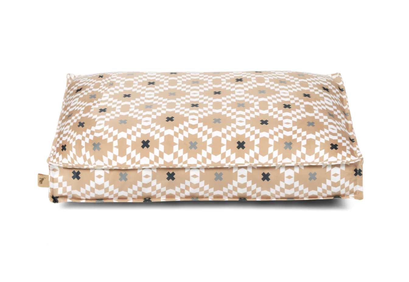 Standard Dog Bed: Marina Boxy Sand