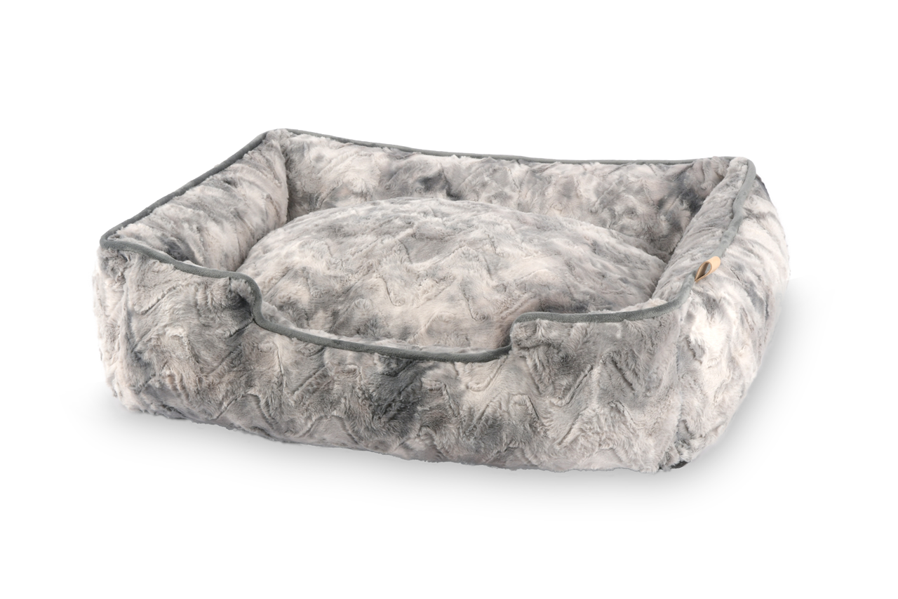 [Pre Order] Lounge Dog Bed: Dreamland Frost Grey