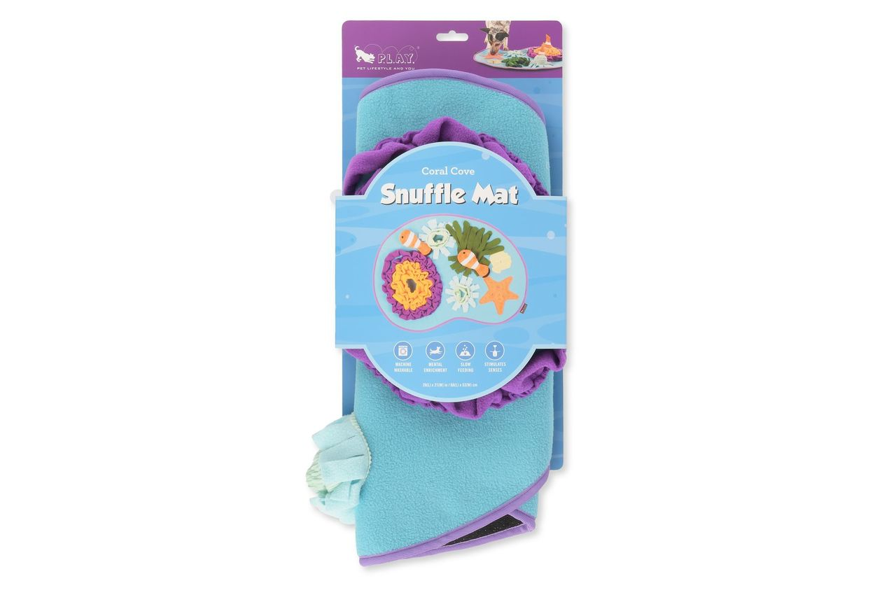 Snuffle Mat Toy for Dogs and Cats, Coral Cove