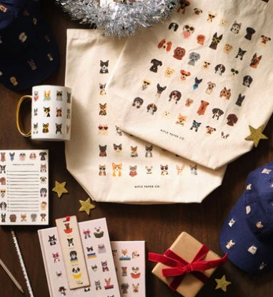 Rifle Paper Co Cool Cats Canvas Tote Bag | Everyday Cotton Tote