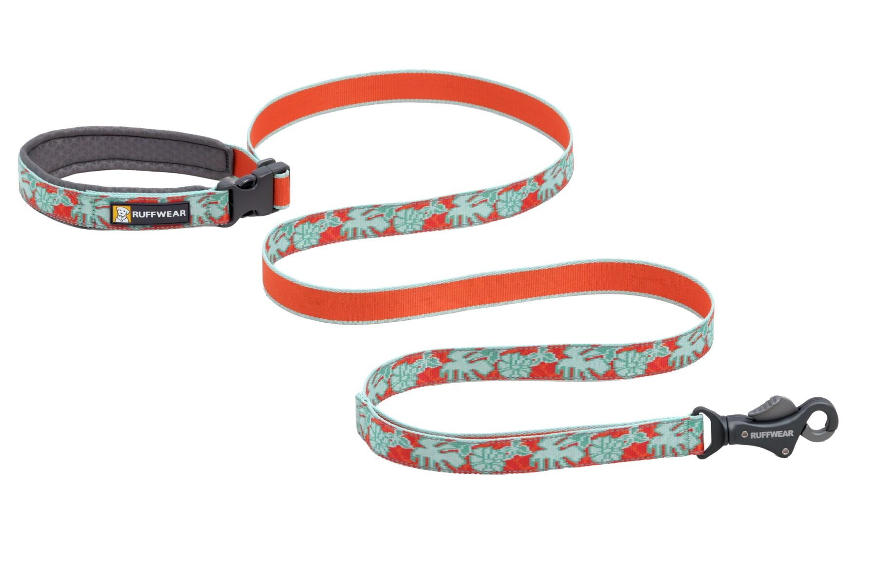 Ruffwear Crag reflective adjustable waist dog leash for hands-free walking, running, and hiking outdoors
